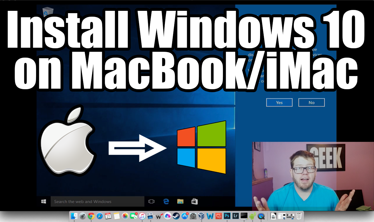 how to install windows 10 on a macbook pro